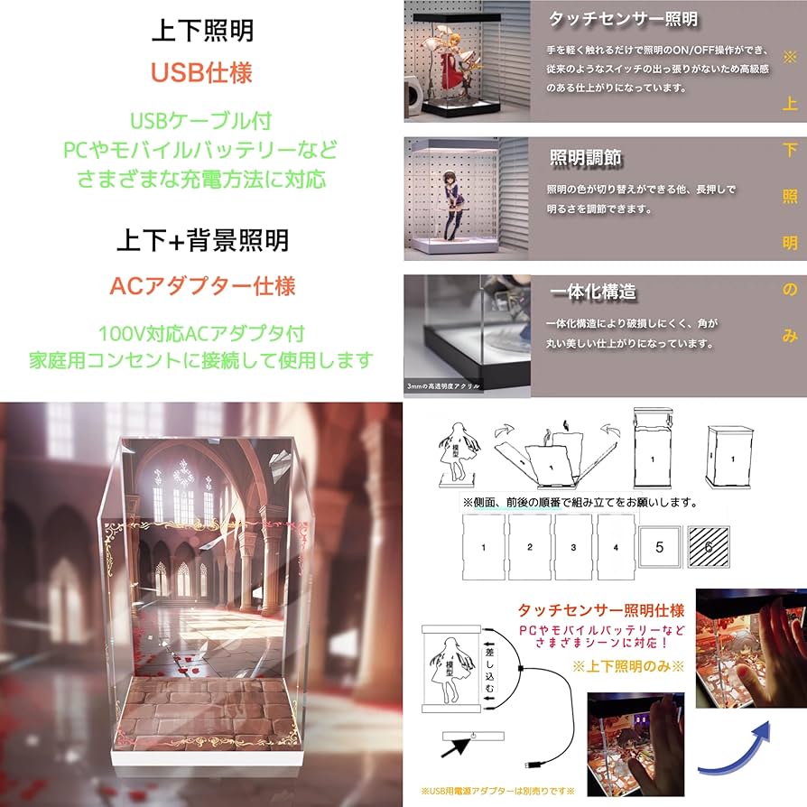 Amazon.co.jp: 専用 フィギュアケース furyu フリュー 少女