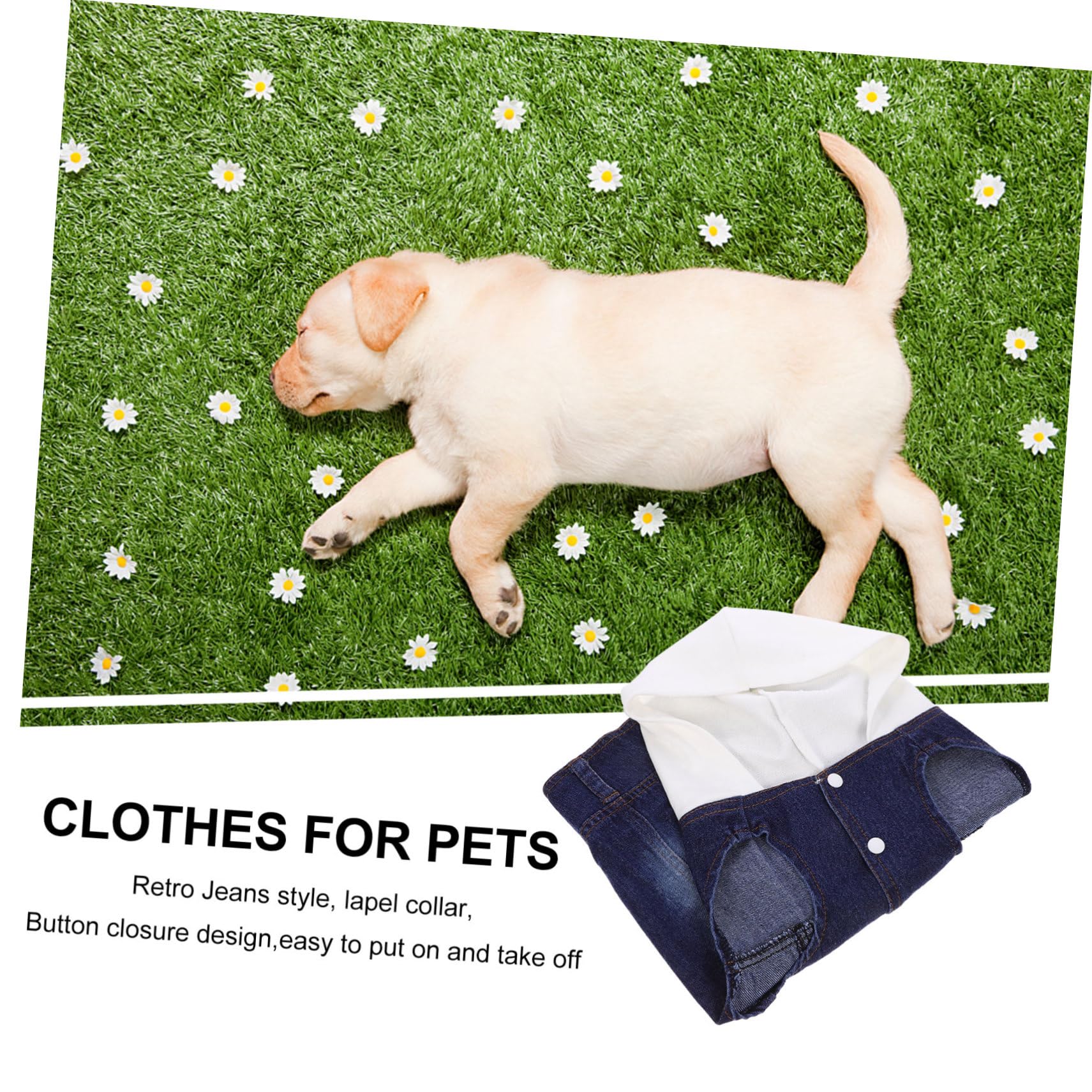 FOMIYES Lot De 3 Gilets en Jean pour Chien Et Chat Vêtements pour Animaux De Compagnie Taille XXL Bonnet Tricoté