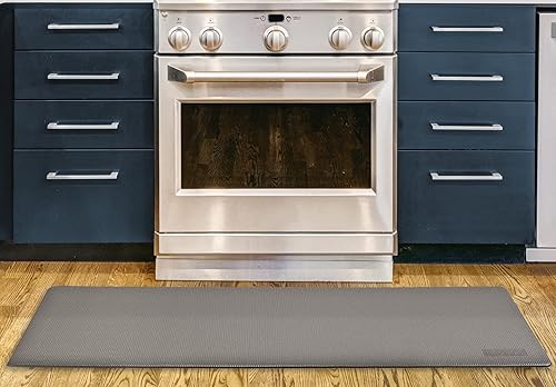 Nautica Tapete de cocina acolchado antifatiga para el suelo de la cocina  Tapetes y alfombras de cocina gruesos antideslizantes e impermeables