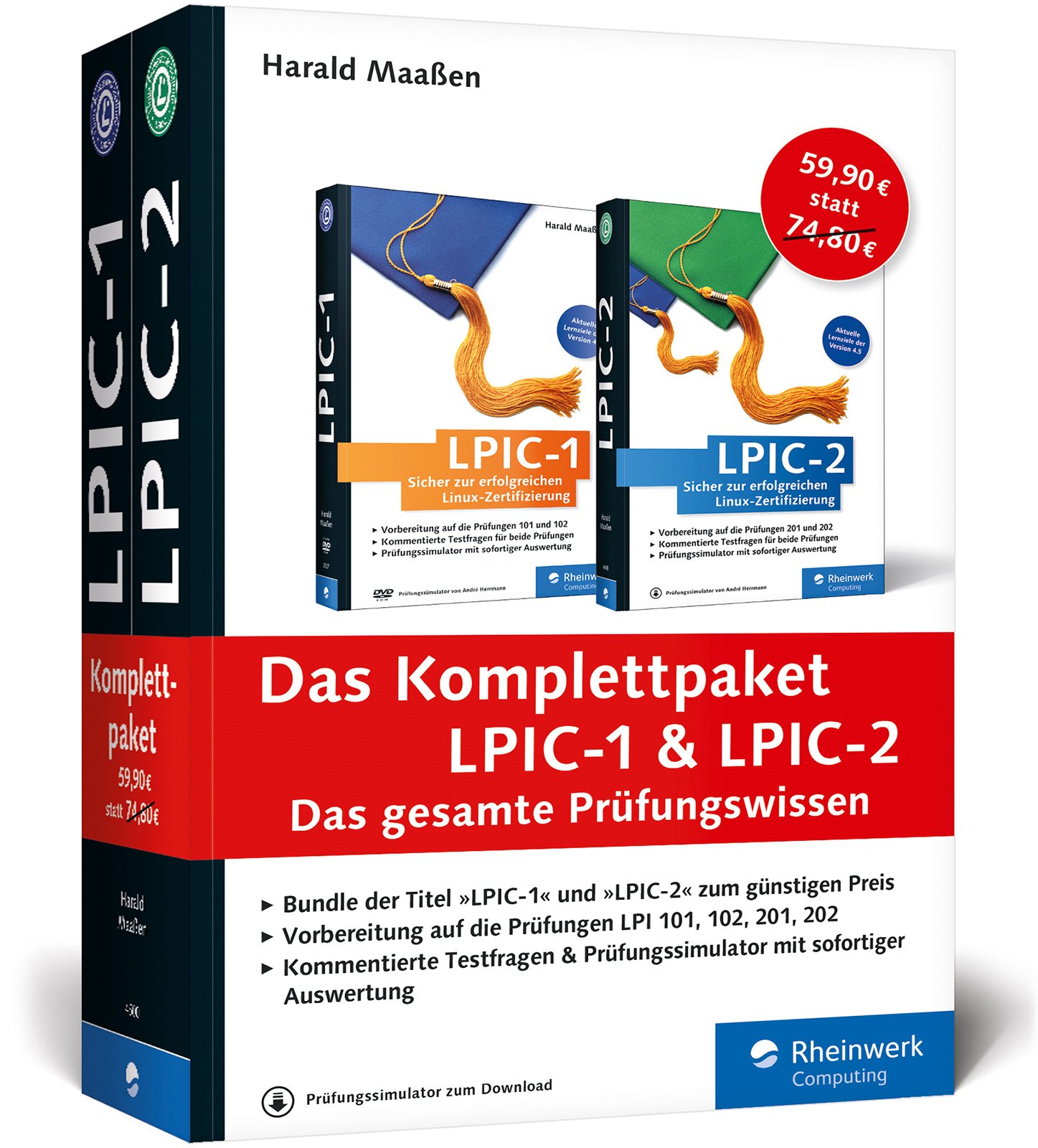 Das Komplettpaket LPIC-1 und LPIC-2: Das gesamte Prüfungswissen