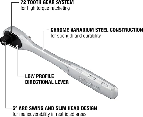 Miniatura 2 de DEWALT Trinquete, liberación rápida, SAE, unidad de 3/8 pulgadas (DWMT81097)