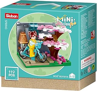 Sluban Mini Handcraft- Four Seasons 1 Pc - Assorted 4 Shape With 1 Minifigure6+