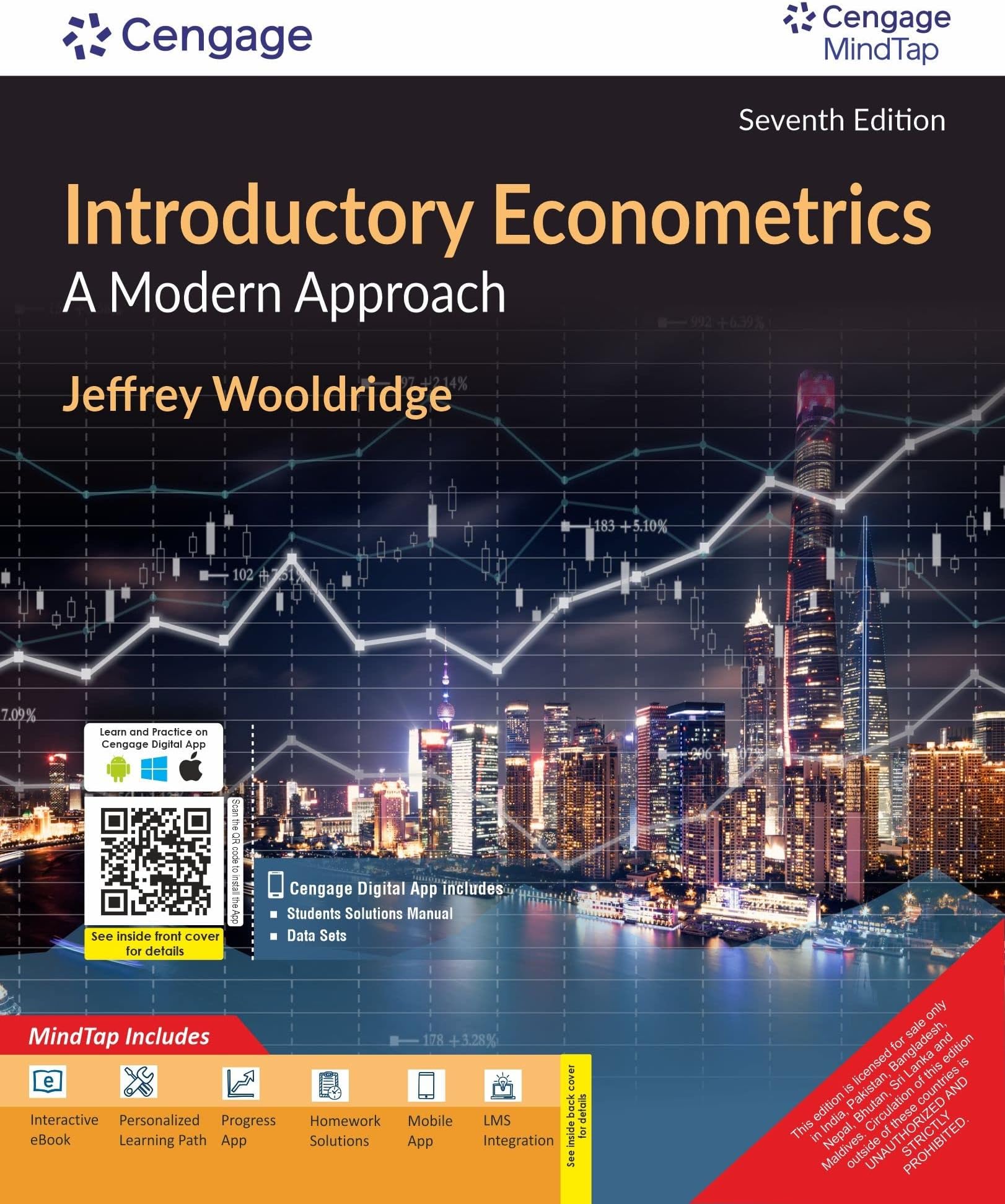 Introductory Econometrics: A Modern Approach with MindTap, 7th Edition