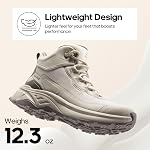NORTIV 8 Women's Waterproof Lightweight Hiking Boots Outdoor Mid Rubber Backpacking Trekking Trails PATHFINDER