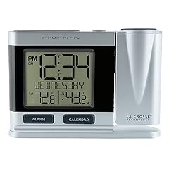 La Crosse Technology 616 12667 INT Silver Atomic Projection Alarm Clock with Temperature La Crosse Technology 616 12667 INT Silver Atomic Projection Alarm Clock with Temperature product