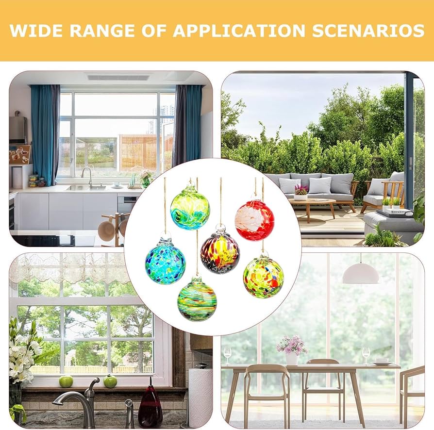 Amazon.co.jp: 吹きガラスボール | 吊り下げ可能な吹きガラスボール Amazon.co.jp: 吹きガラスボール | 吊り下げ可能な吹きガラスボール
