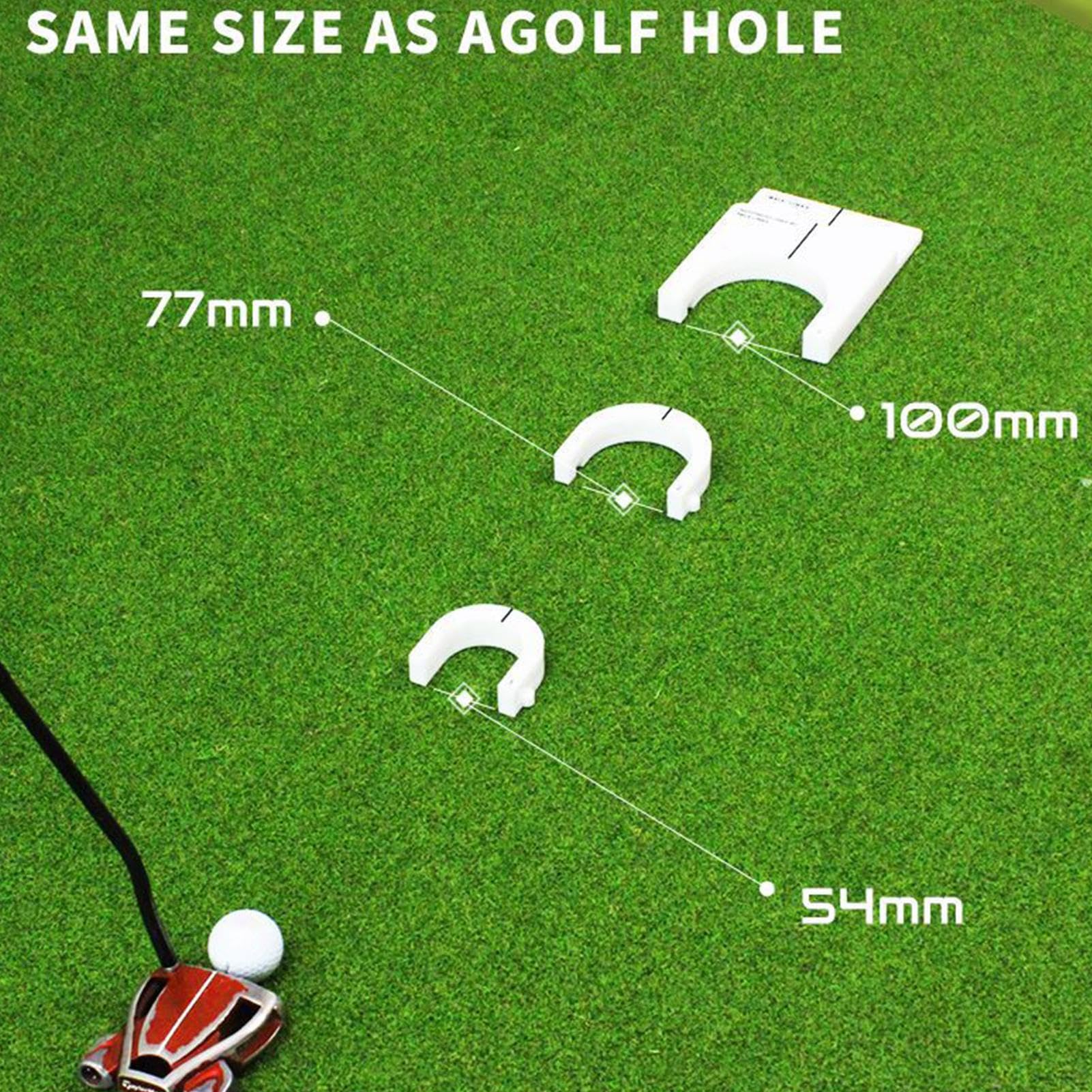 Puttinghilfen für Golf, Putting-Tore - Tragbarer Putting Cup für Golf Golf