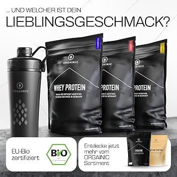 ORGAINIC Organic Whey Protein Powder Organic Protein Powder from Germany Grass Fed 1000 g