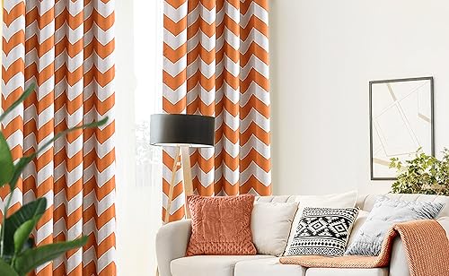 Miniatura 7 de Melodieux - Cortina blackout con ojal superior estilo chevrón