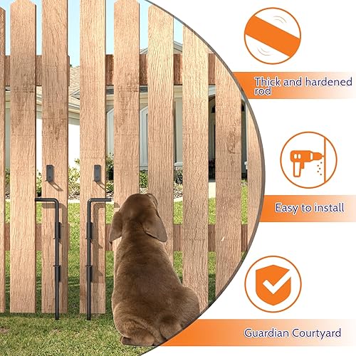 Miniatura 2 de SKYSEN Pernos de caña de 24 pulgadas para puertas, barra de caída de puerta, tapón de puerta, diámetro del pasador de caída ultra de 1932 pulgadas,