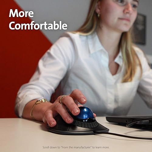 Miniatura 6 de Kensington Orbit Trackball Mouse Bundle con anillo de desplazamiento (K72337US)