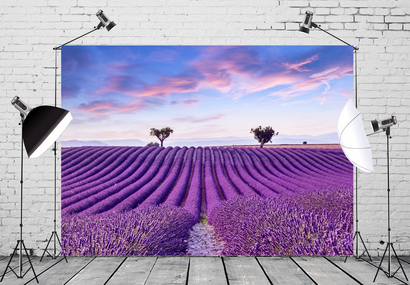 FHZON 10x7ft Purple Flower Photography Backdrop Bokeh Blur Background Themed Party Youtube Backdrop Photo Booth Studio Props Fh1393 - View #6