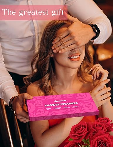 Miniatura 7 de Shower Steamers Aromatherapy, 8 Pack Shower Bombs for Relaxation and Stress Relief, Natural Essential Oils Spa Gift Set for Women, Birthday Gifts