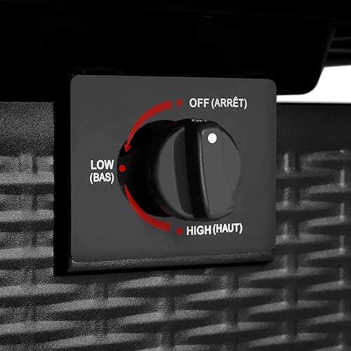 Miniatura 8 de Topeakmart Mesa para fogata de gas de 30 pulgadas, mesa de fuego de propano de encendido automático de 50,000 BTU para exteriorespatio, mesa de