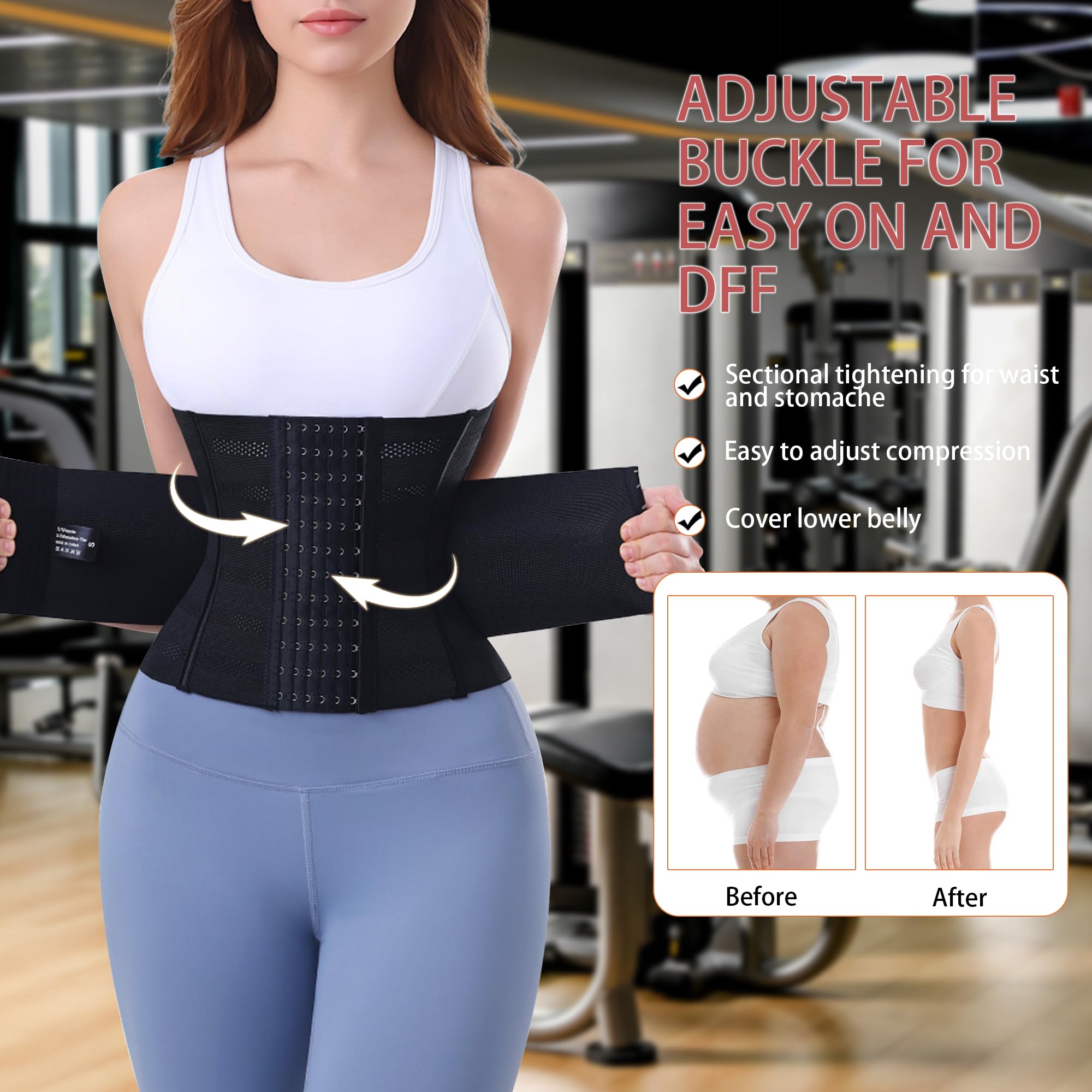Ceinture de Sudation Waist Trainer Corset Minceur Ventre Plat pour Hommes et Femmes