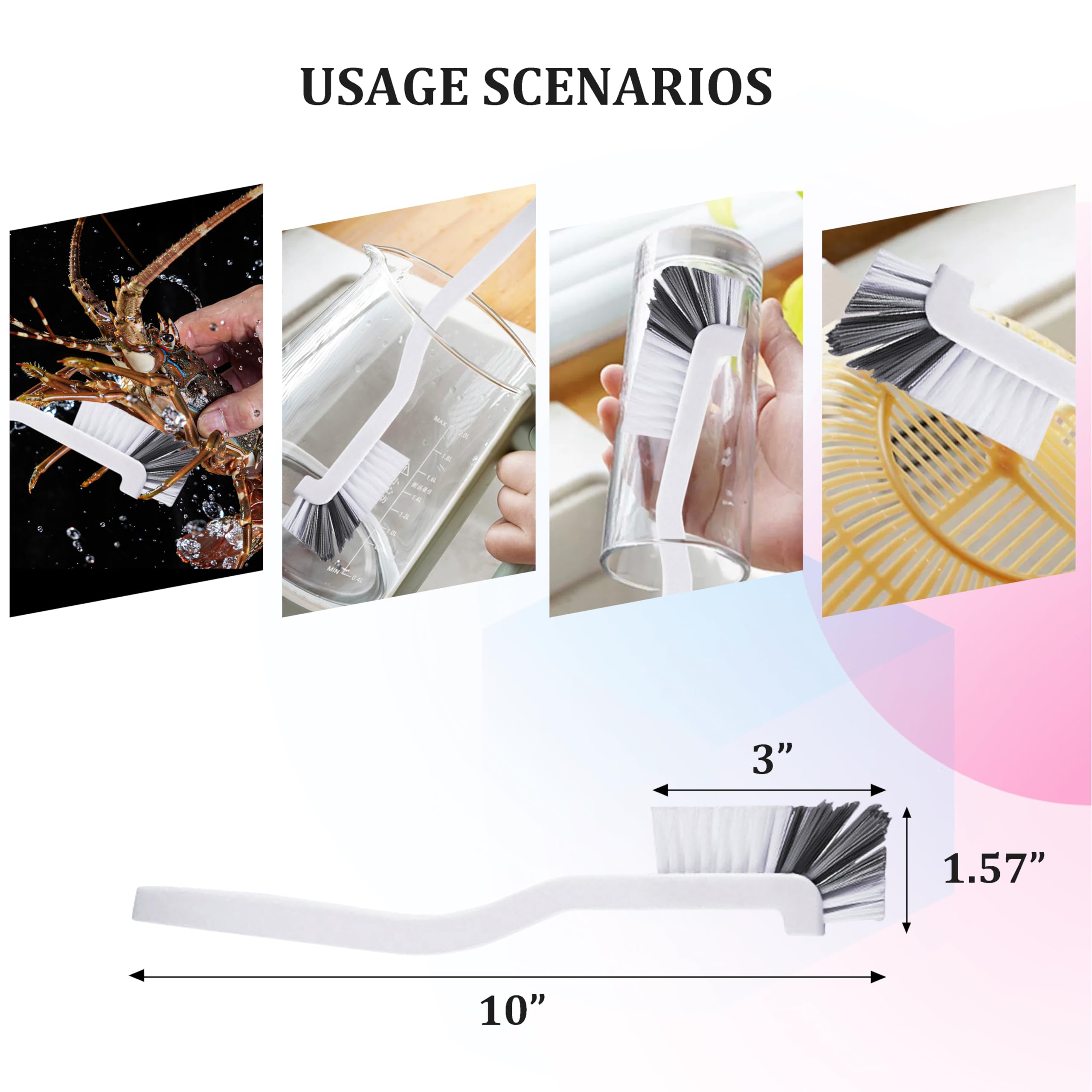 7 Pack Sink Unblocker Tool Cleaning Brush Flexible Sink Unblocker Brushes Drain Snake Plughole Unblocker Drain Hair Remover for Bathroom Kitchen Sink Unblocker and Cleaning - Image 4