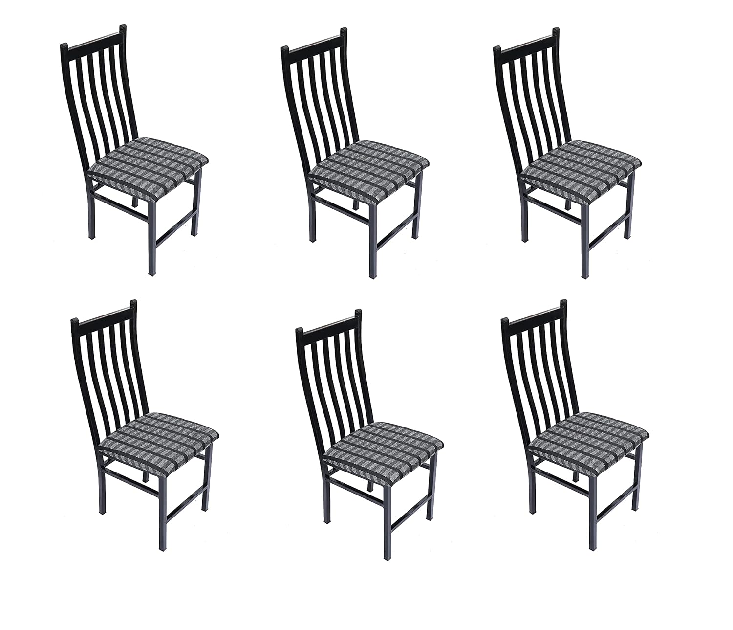 Dining Chair Set of 6 (410) Model Black Amazon.in Home & Kitchen