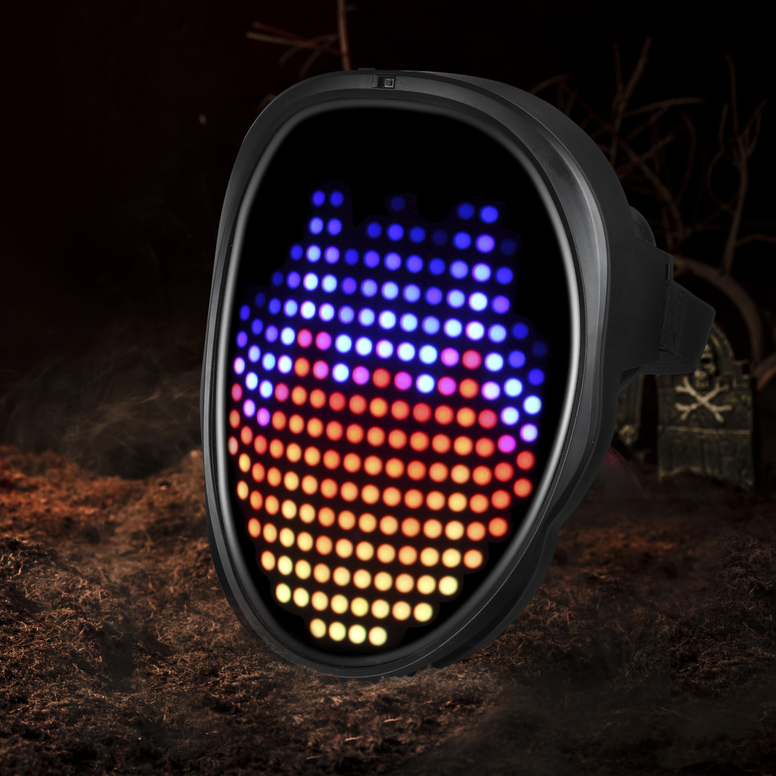 Hookaba: Enigma Eyes-App Controlled-Unisex Adult LED Mask for Halloween, Birthday Party,Wedding Party, DJ night, Live Concert,Stage Performance (B0D9JHDDZG) Amazon Price History, Amazon Price Tracker