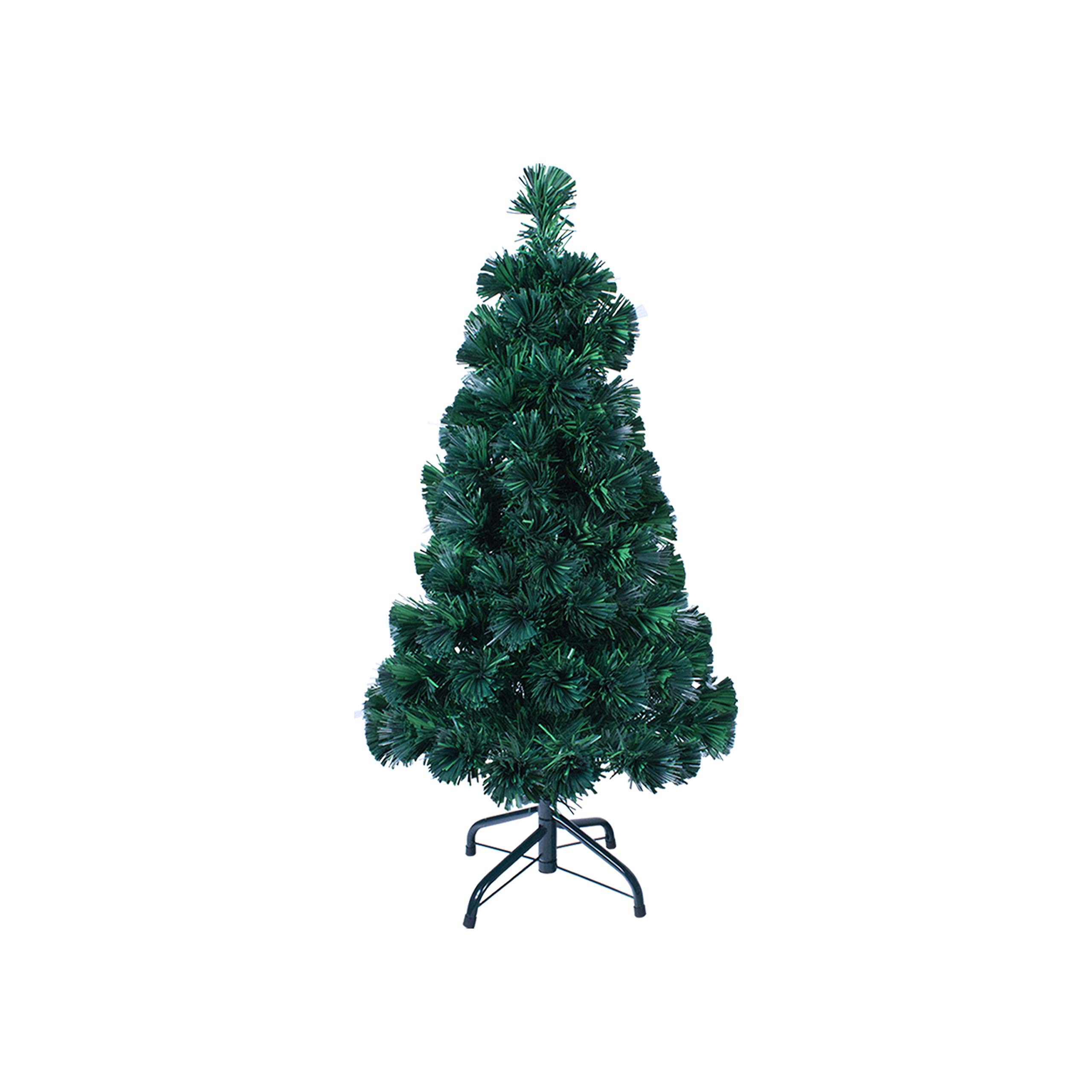 Christmas Workshop 4ft Green Fibre Optic Xmas Tree ~ Artificial ~ Indoor Christmas Decoration~ Includes Stand ~ 73560
