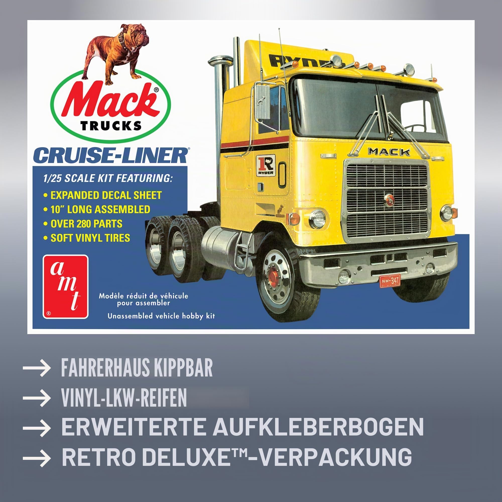 AMT - 1/25 Mack Cruise-Liner - Plastikmodellbausatz