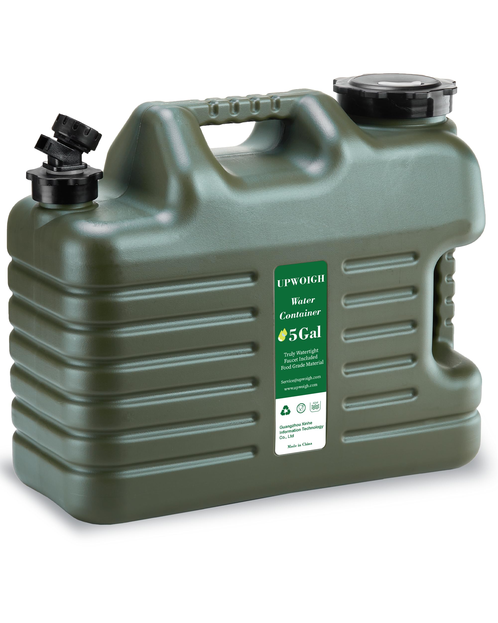 UPWOIGH 5-gallon wide-mouth jug with spigot