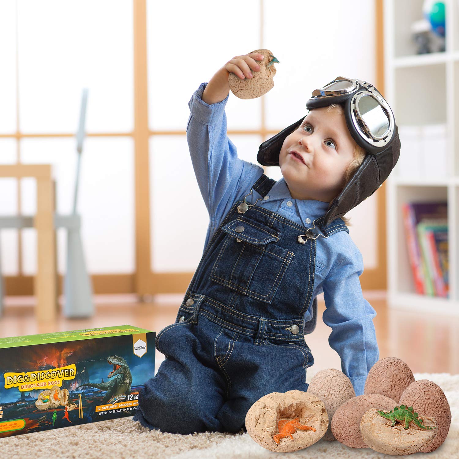 Dino Egg Dig Kit12 Dinosaur Eggs Dino Egg Excavation Kit for Dinosaur