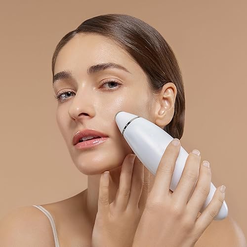 Miniatura 2 de Reinvo - Varita de microdermoabrasión facial de Project E Beauty  Exfoliación suave  Reduce arrugas y líneas finas  Disminuye los poros  Piel fresca