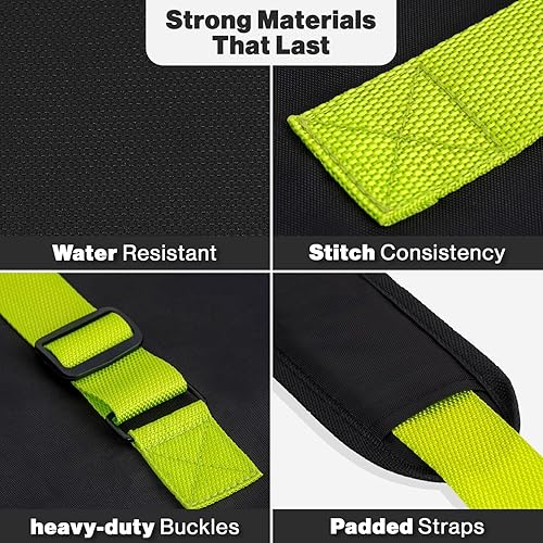 Miniatura 6 de V VOLKGO Bolsa de cochecito para avión, bolsa de cochecito grande para viajes en avión, bolsa de viaje para correr y carriola Se adapta a la