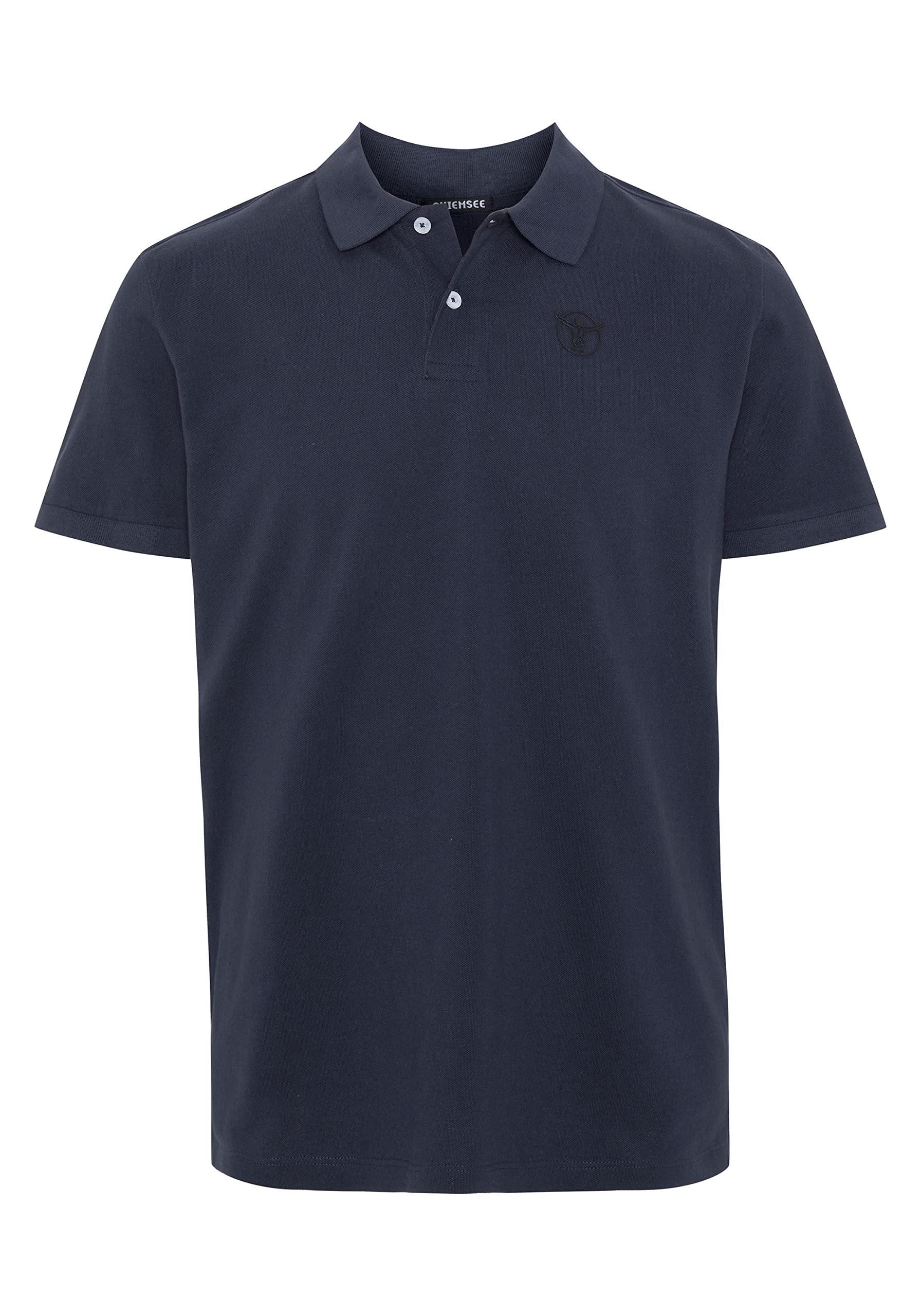 CHIEMSEE Poloshirt Blau 3XL – Poloshirt (Baumwollpiqué) mit Jumper-Logo