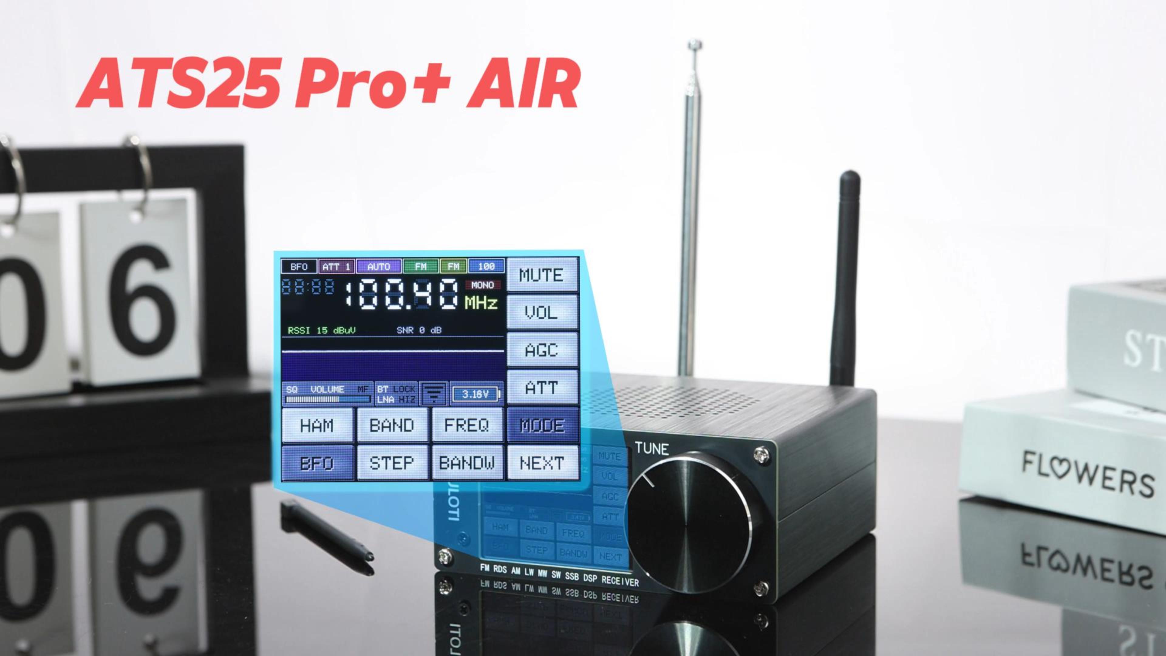 Amazon.com: GLCSYJF ATS25pro+ Portable Radio AM FM, Touch Screen