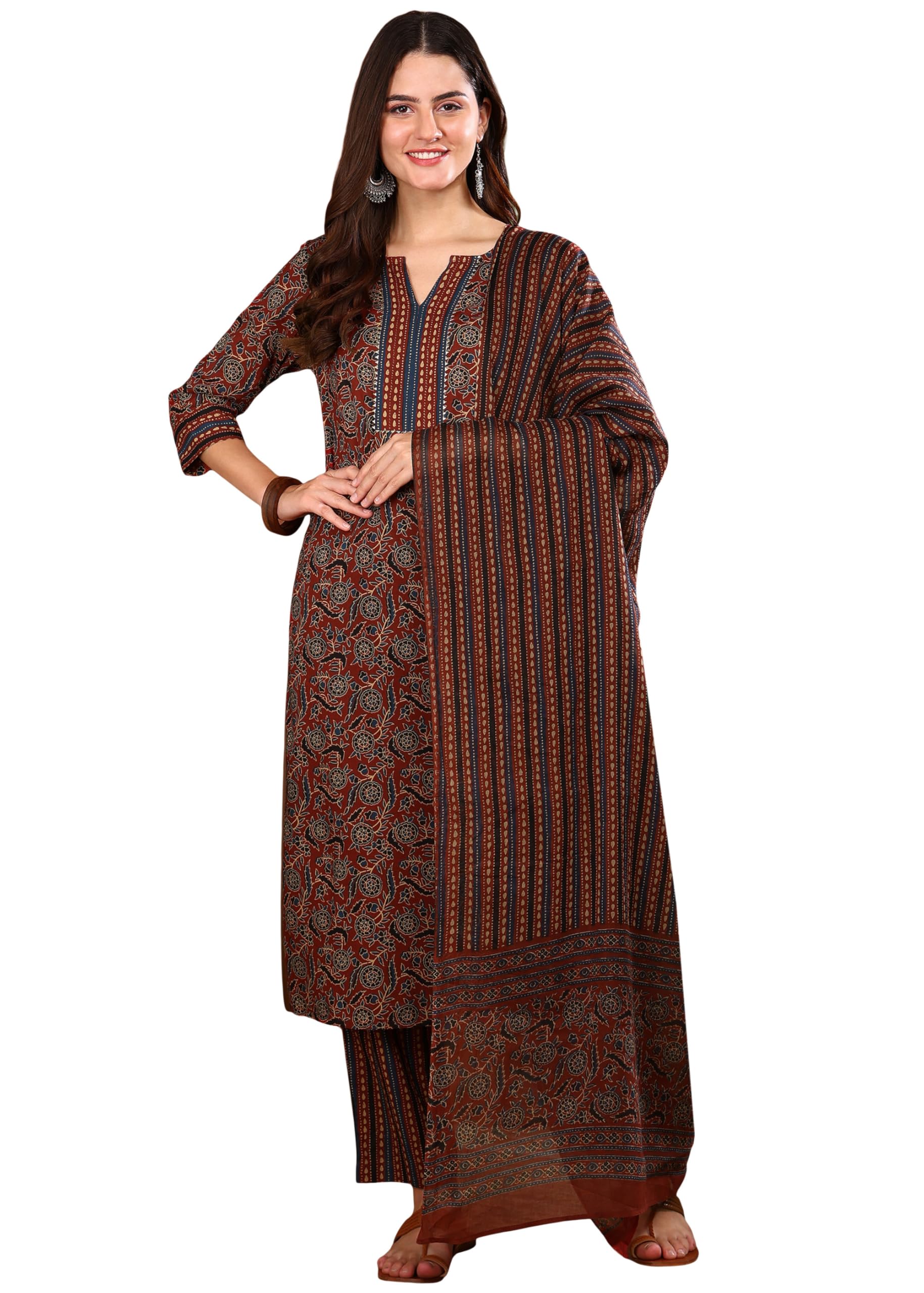 Women's Cotton Regular Fit Casual Kurta