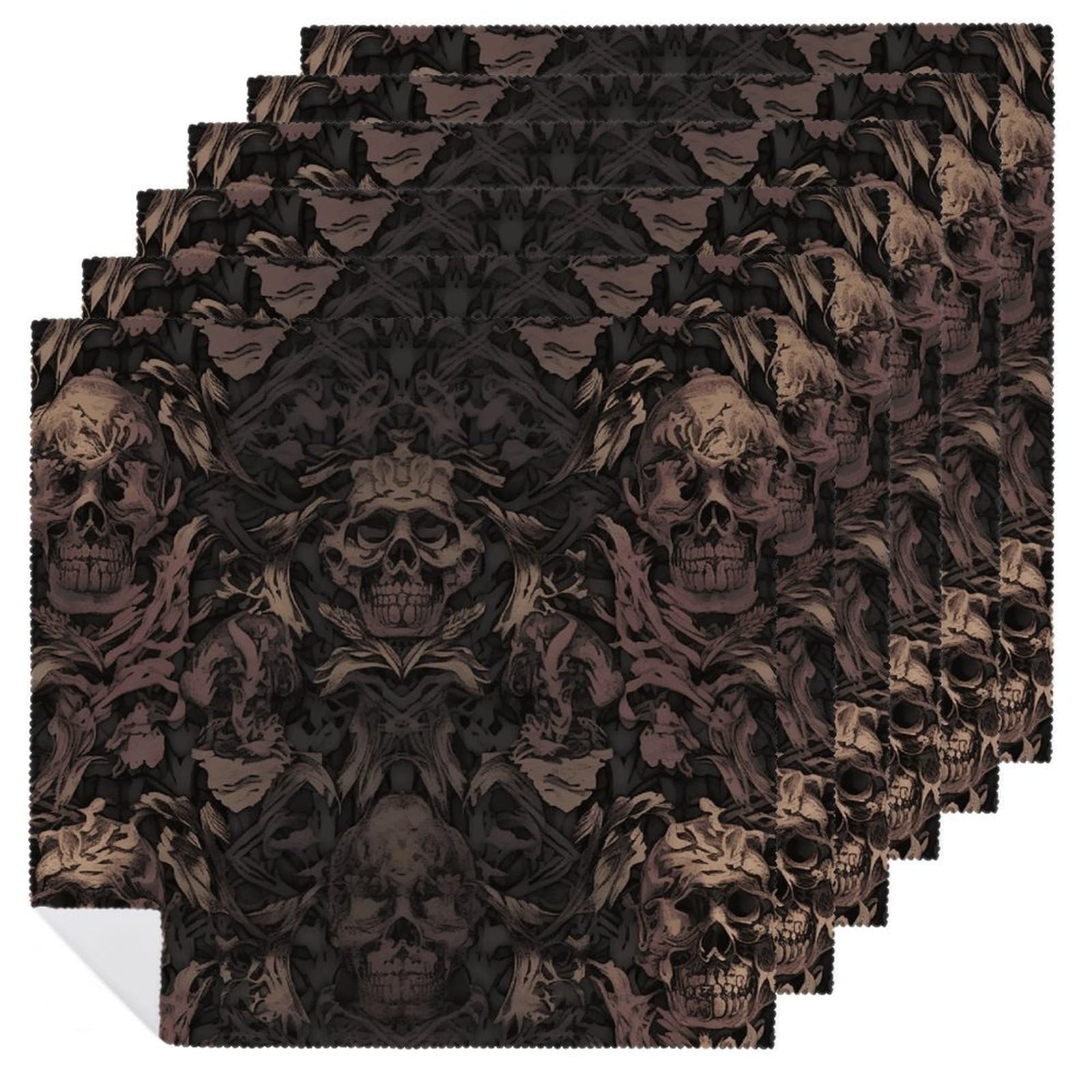 Serviettes en tissu damassé gothiques pour sublimer vos dîners et mariages