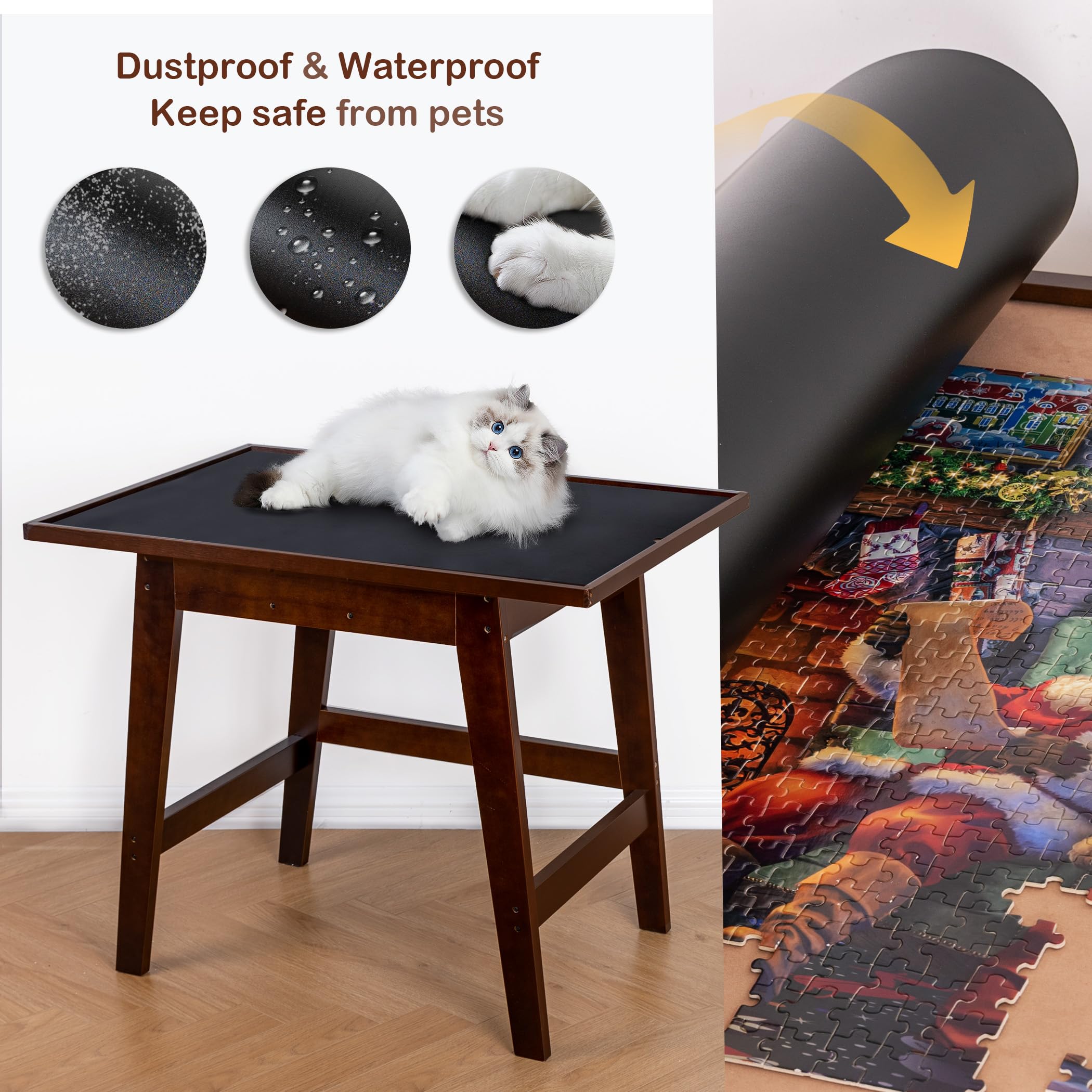 Becko US Planche De Puzzle Inclinable De 2 000 Pièces Avec 6