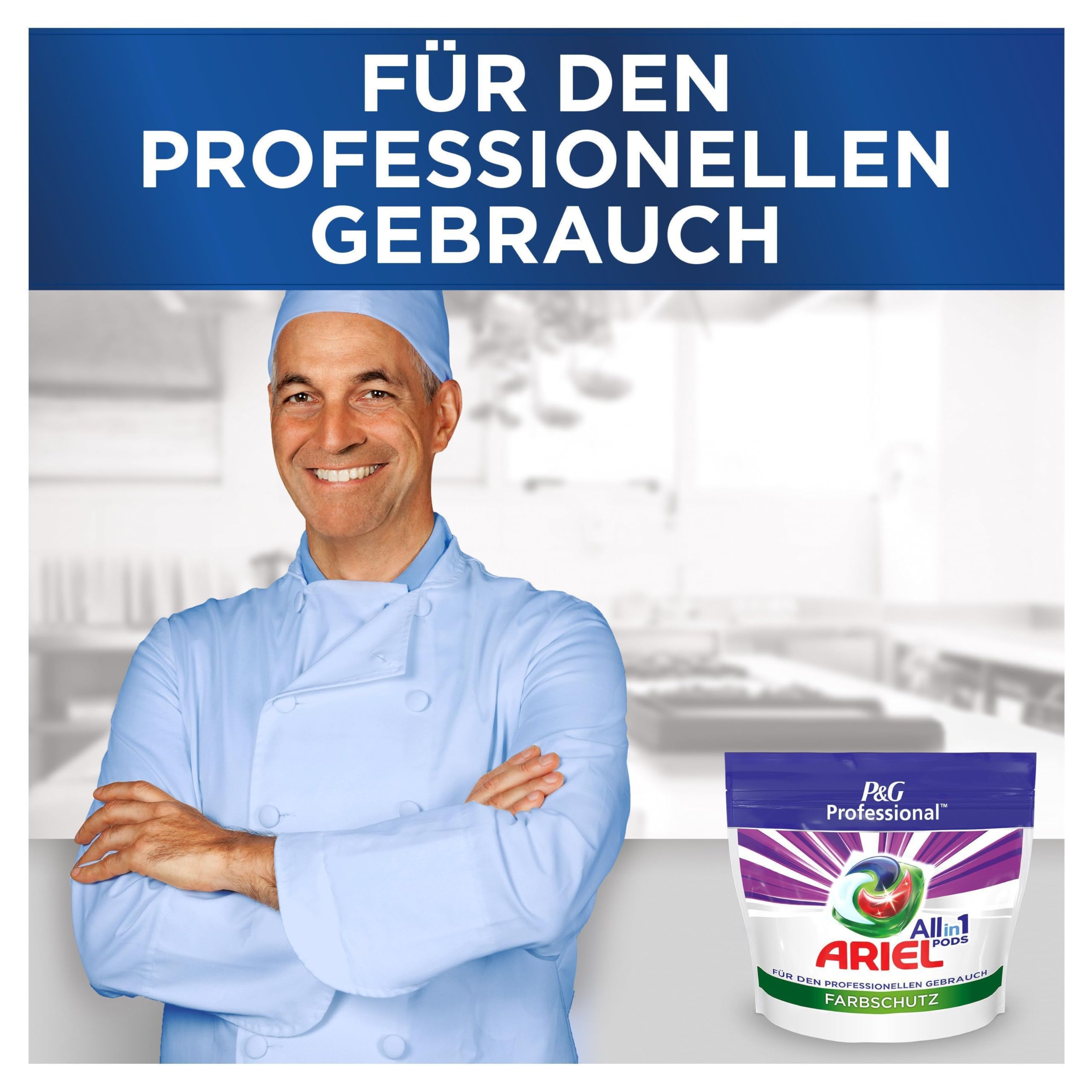 Ariel Professional All-In-1 Pods Color Waschmittel, 110 Waschladungen, (2 x 55 Kapseln), Waschpods, professionelle Wäschepflege ausgezeichnete Fleckentfernung ab der ersten Wäsche