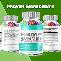 Vista 2 de Paquete de 3 gomitas Vigorvita, fórmula oficial, gomitas Vigor Vita extra fuertes con extracto de cáñamo, gomitas Vigorvita para la salud, gomitas