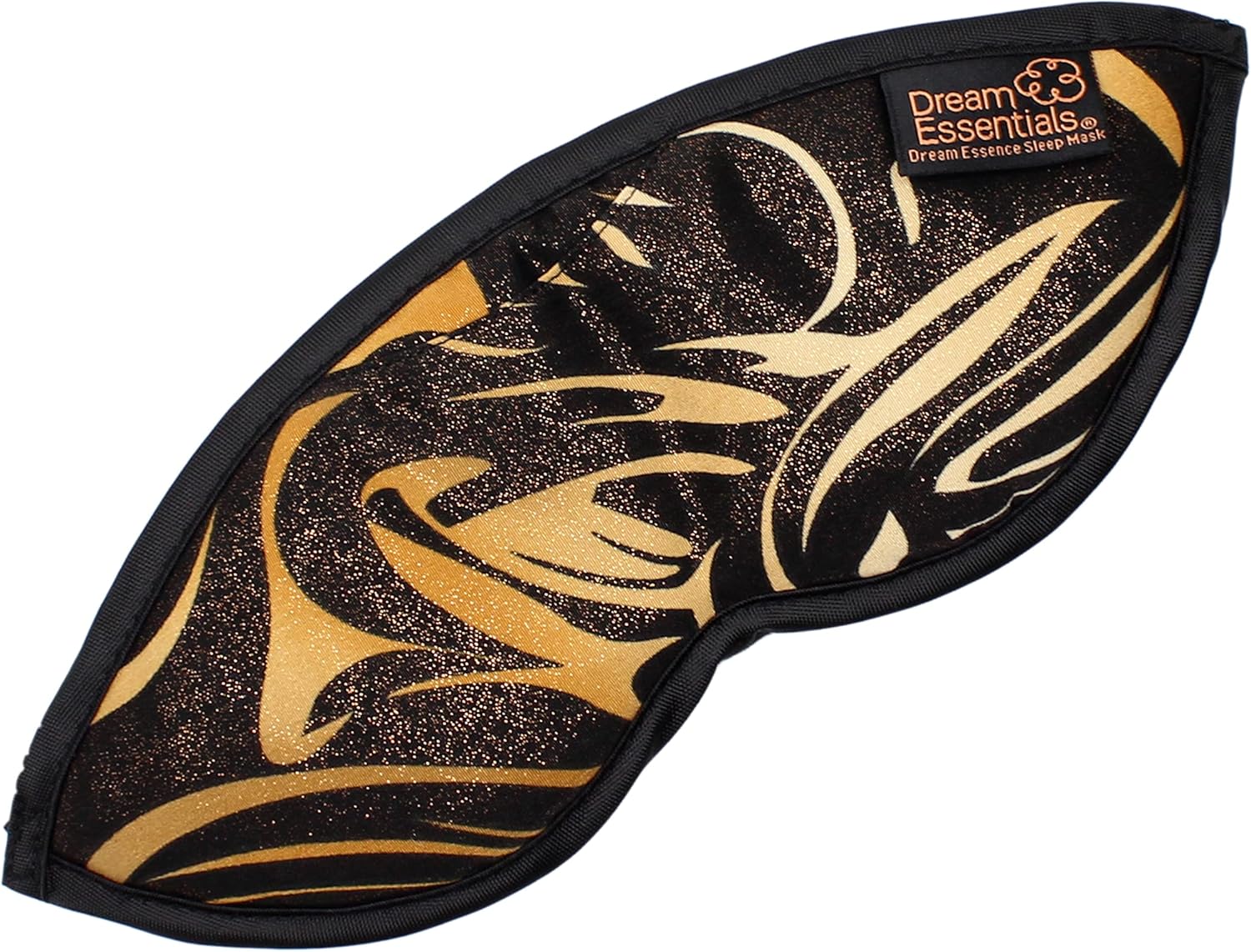 Dream Essentials Dream Essence Aromatherapy Sleep Mask, Handmade in the USA, Comes with Removable Organic French Lavender Sachet (Latte Shimmer)