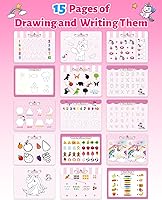 Vista 5 de Benresive Libro de actividades de aprendizaje preescolar Montessori para niños pequeños de 3 a 5 años, juguetes educativos sensoriales de viaje