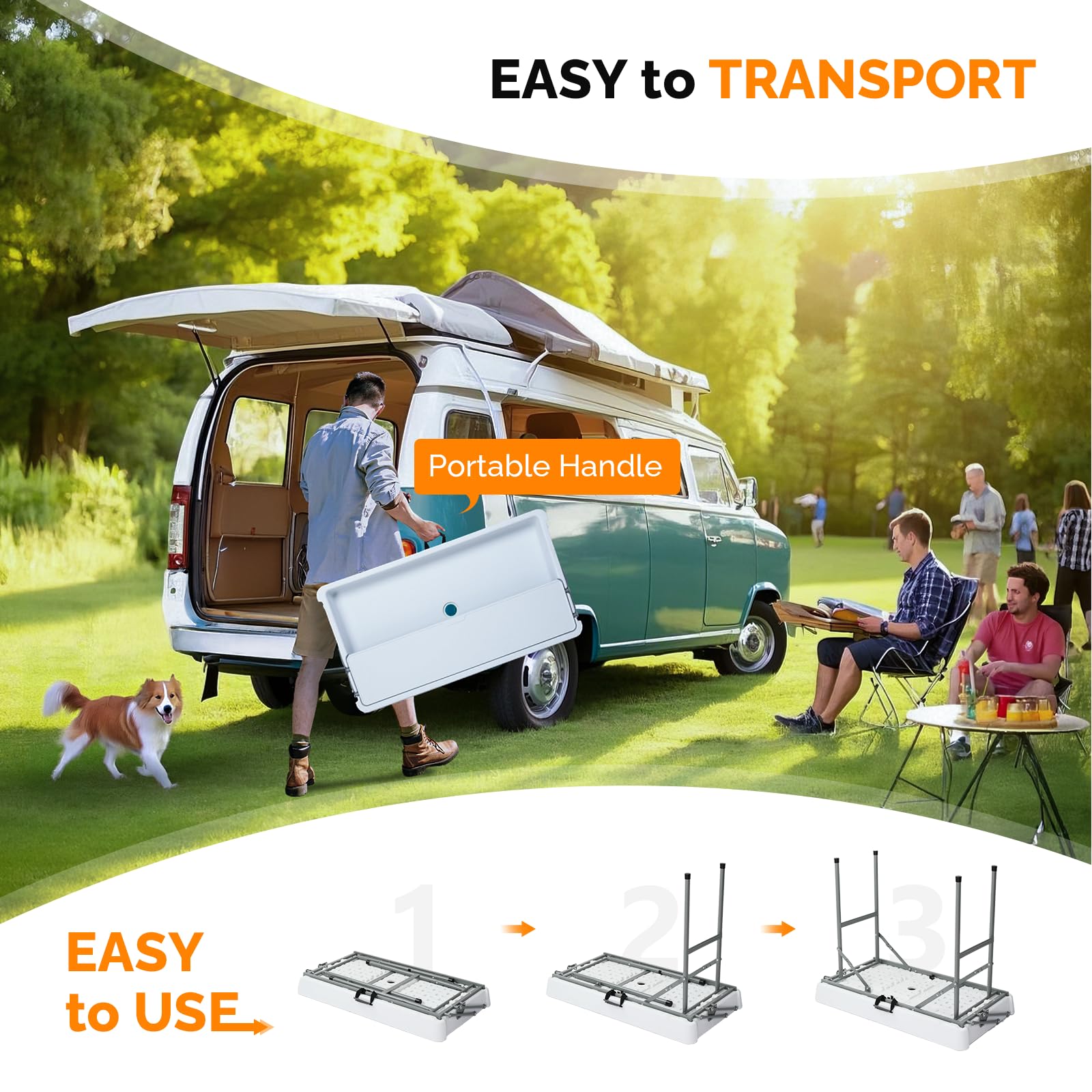Bonnlo Kühltisch mit erhöhter Ablagefläche & Tischdecke – Klappbarer Getränkekühler aus HDPE, Eiskühltisch für Party, Camping, Terrasse, Indoor & Outdoor – bis 200 kg, 101,5 x 56 x 101,5 cm, Weiß