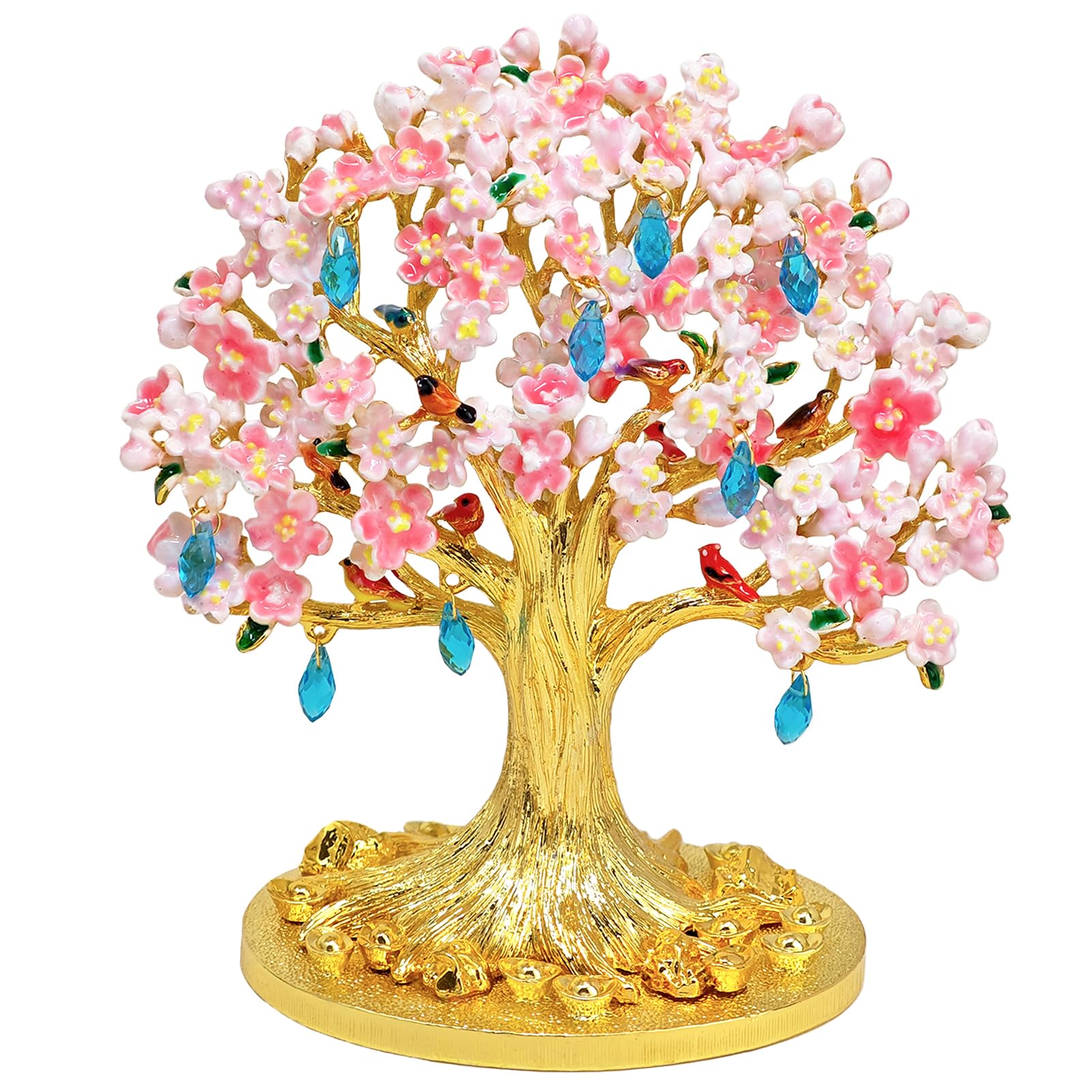 Fengshuibringluck Feng Shui Lap Chun Wealth Tree Good Fortune Luck Amulet Statue Home Decoration