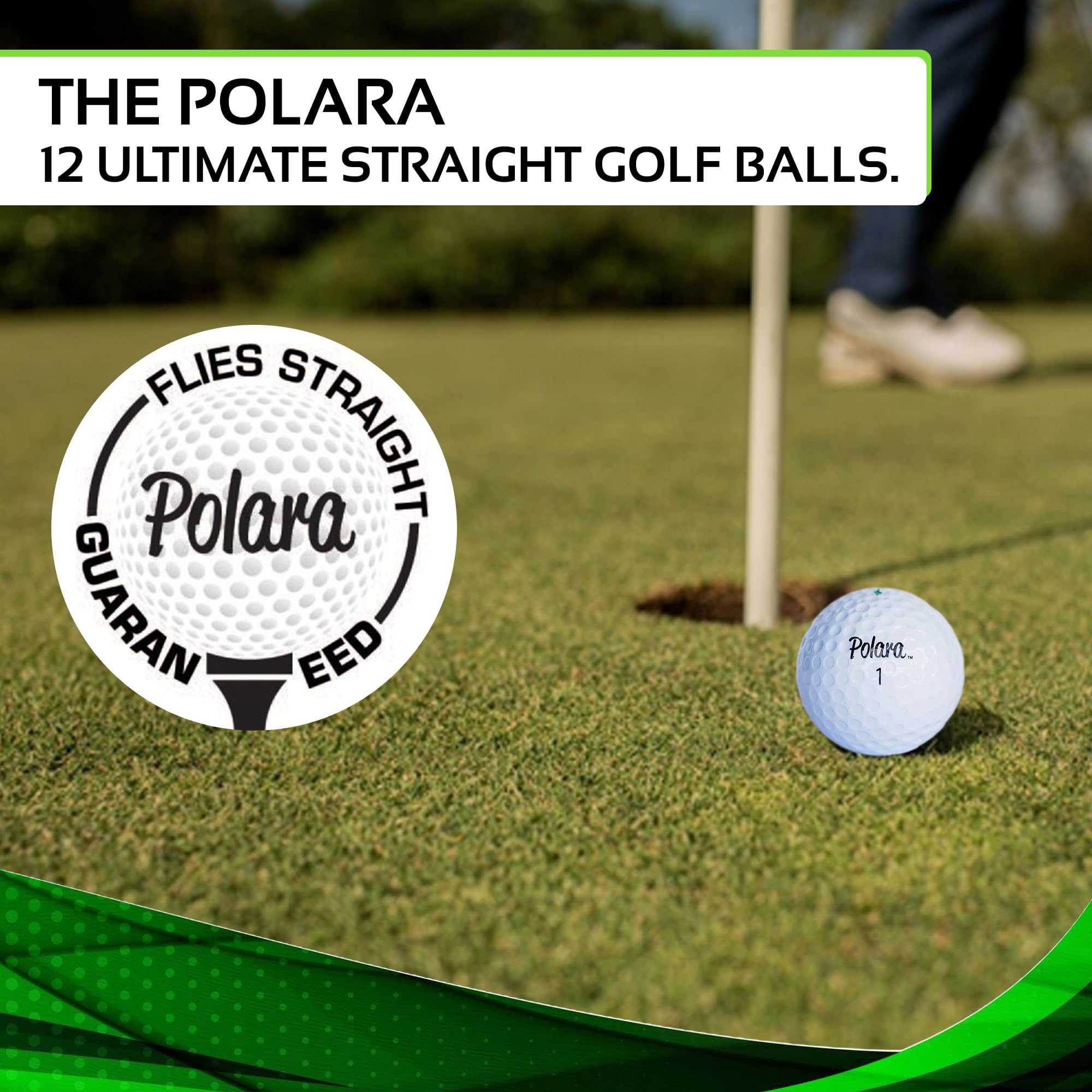 Amazon | POLARA(ポララ) ゴルフボール XDS 3ピース ULTIMATE STRAIGHT