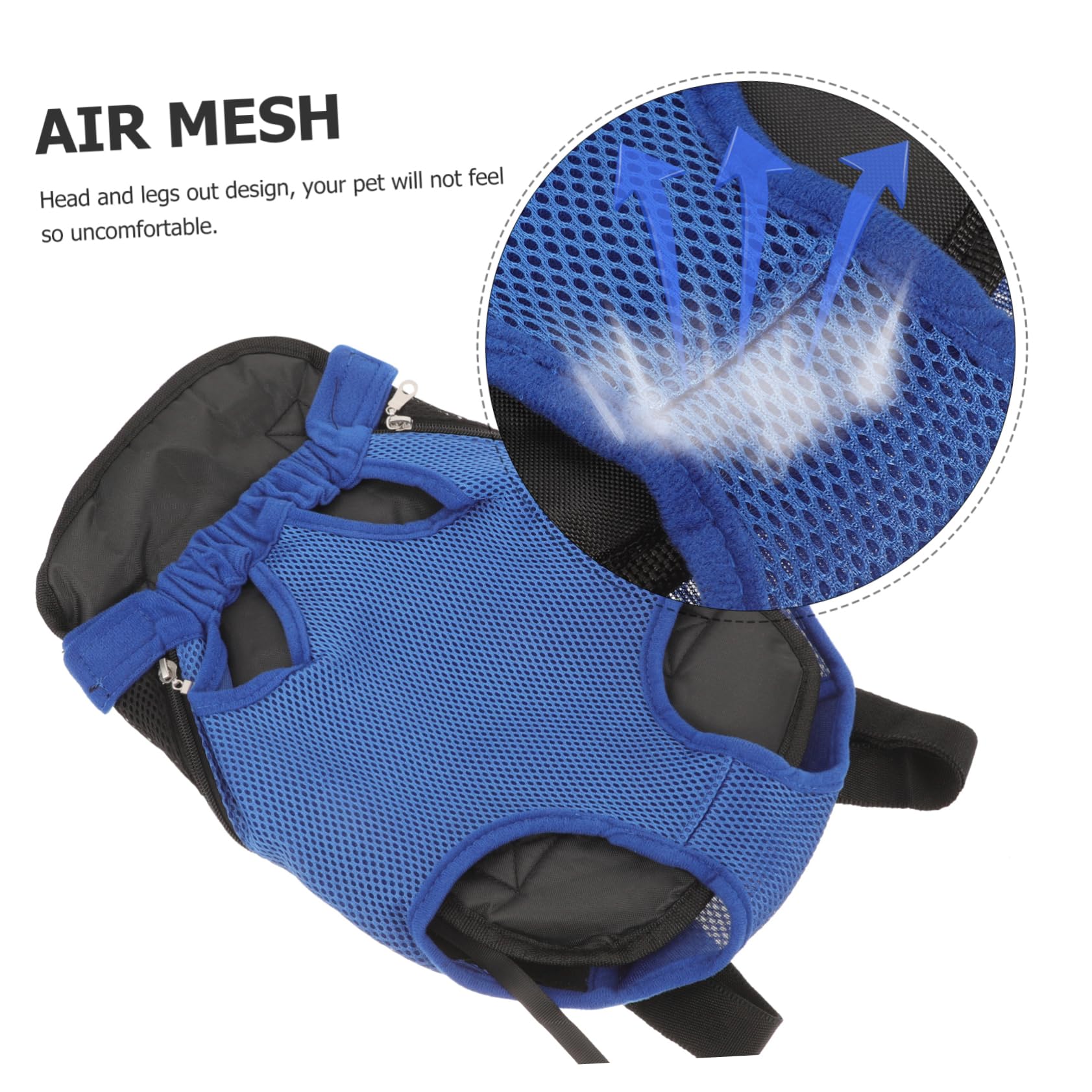 Happyyami Elegant Pet Backpack Dog Cat Carrier Breathable Mesh Comfortable Straps for Long-Term Use