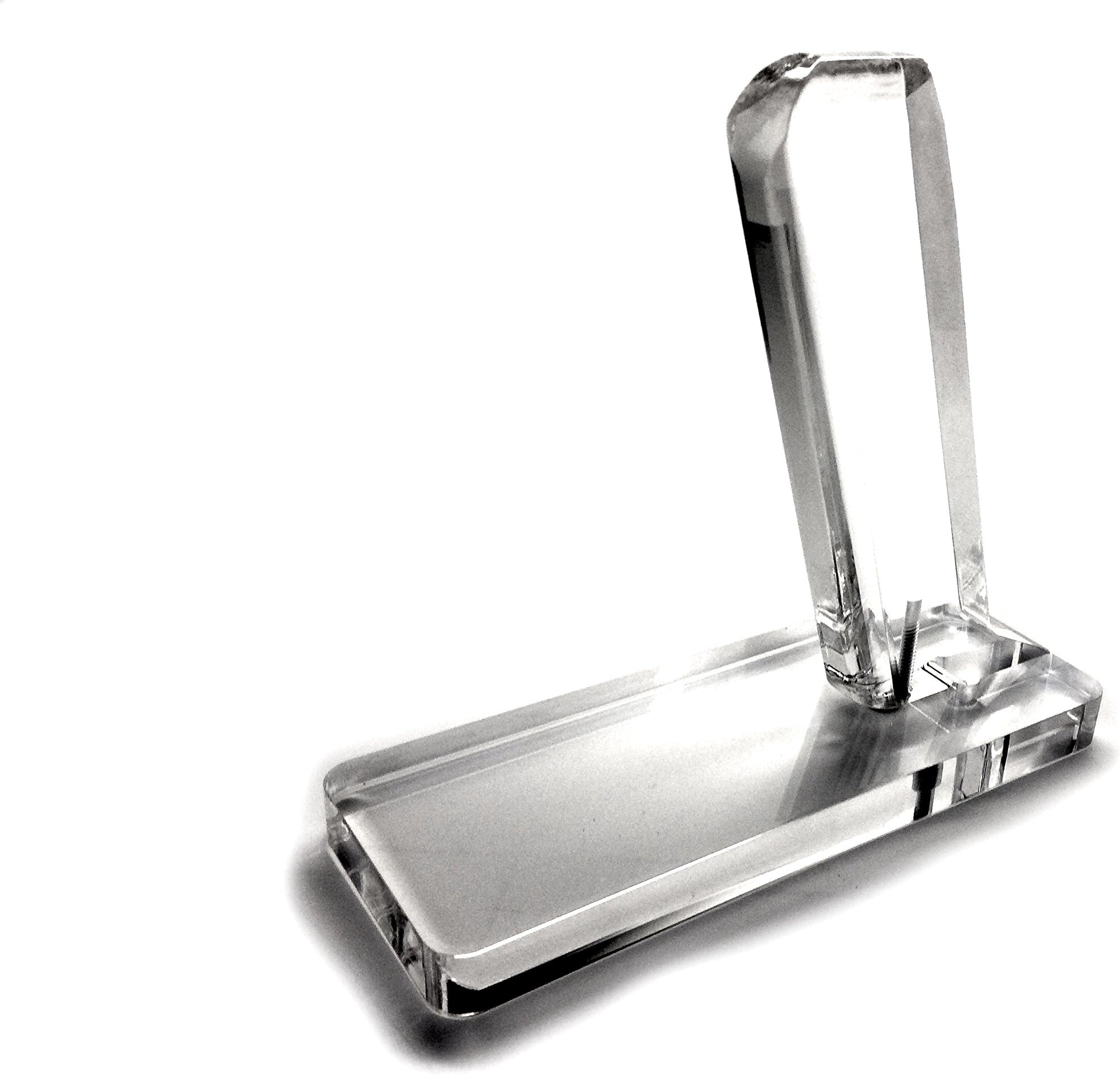 NO-M.A.R® Universal Double Stack Clear Acrylic 9mm 40s&w 10mm 45acp Pistol Display Stand