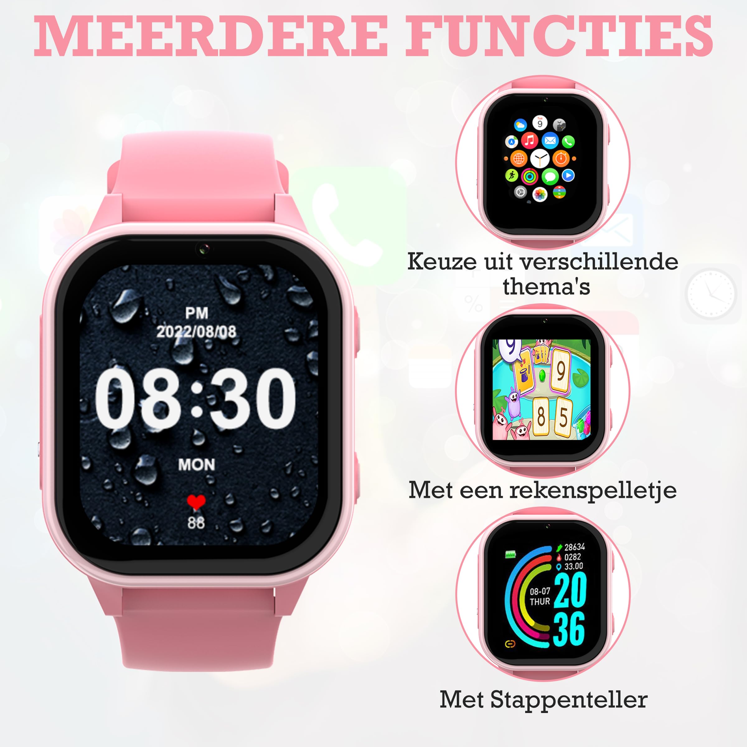 Aangesloten horloge met GPS en SOS-functie • Kinder World Aangesloten horloge met GPS en SOS-functie • Kinder World