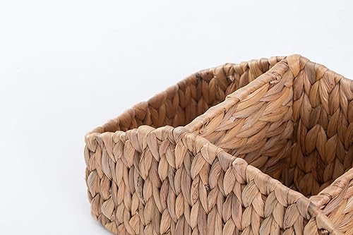 Miniatura 5 de Vintiquewise Organizador de escritorio decorativo de almacenamiento de jacinto de agua natural