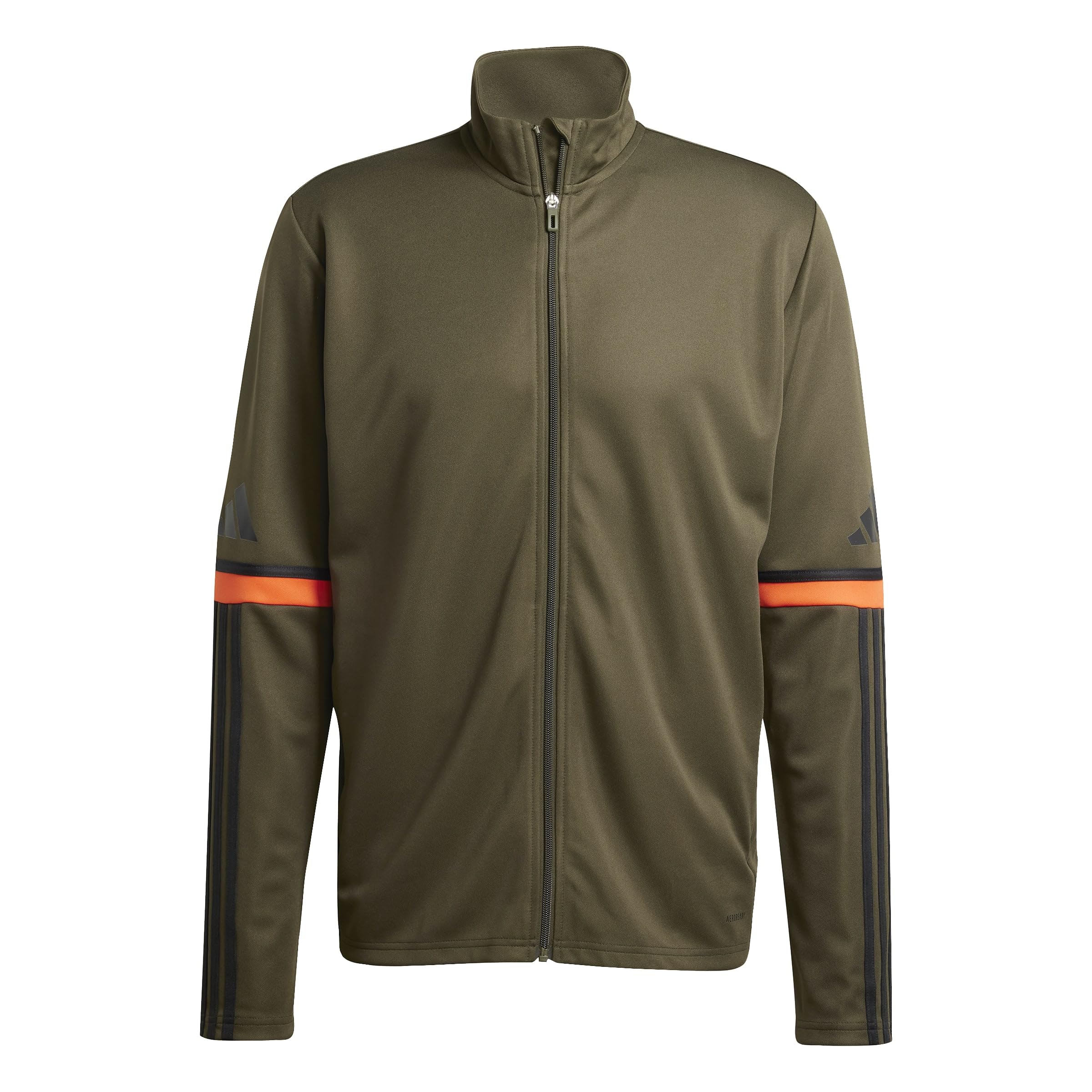 adidas Men's Squadra25 Training Jacket, Night Cargo/Black/Semi Impact Orange, XXL