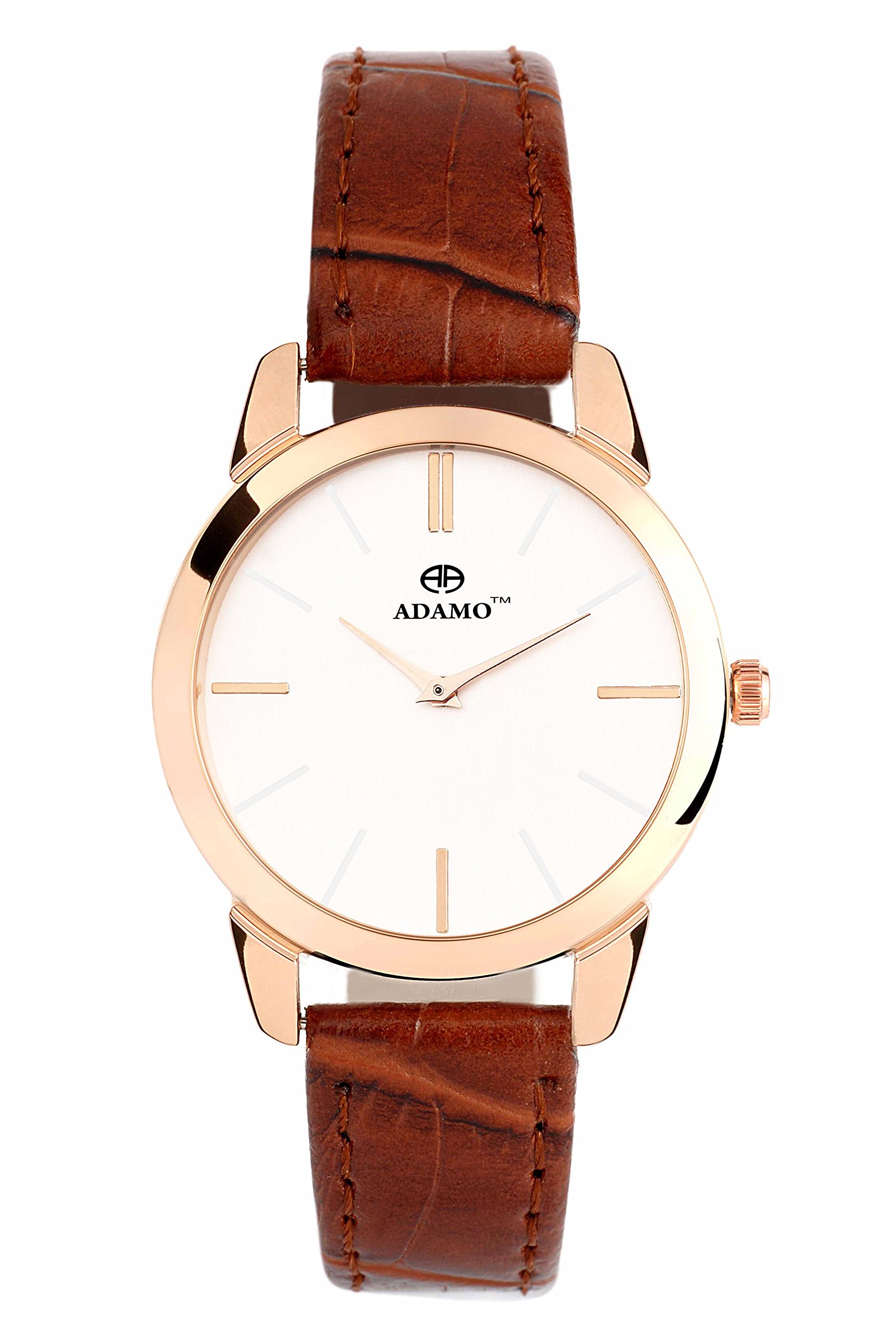 ADAMO Slim White Dial Womens & Girls Watch AD72KL01 (B01HC5OX3K) Amazon Price History, Amazon Price Tracker