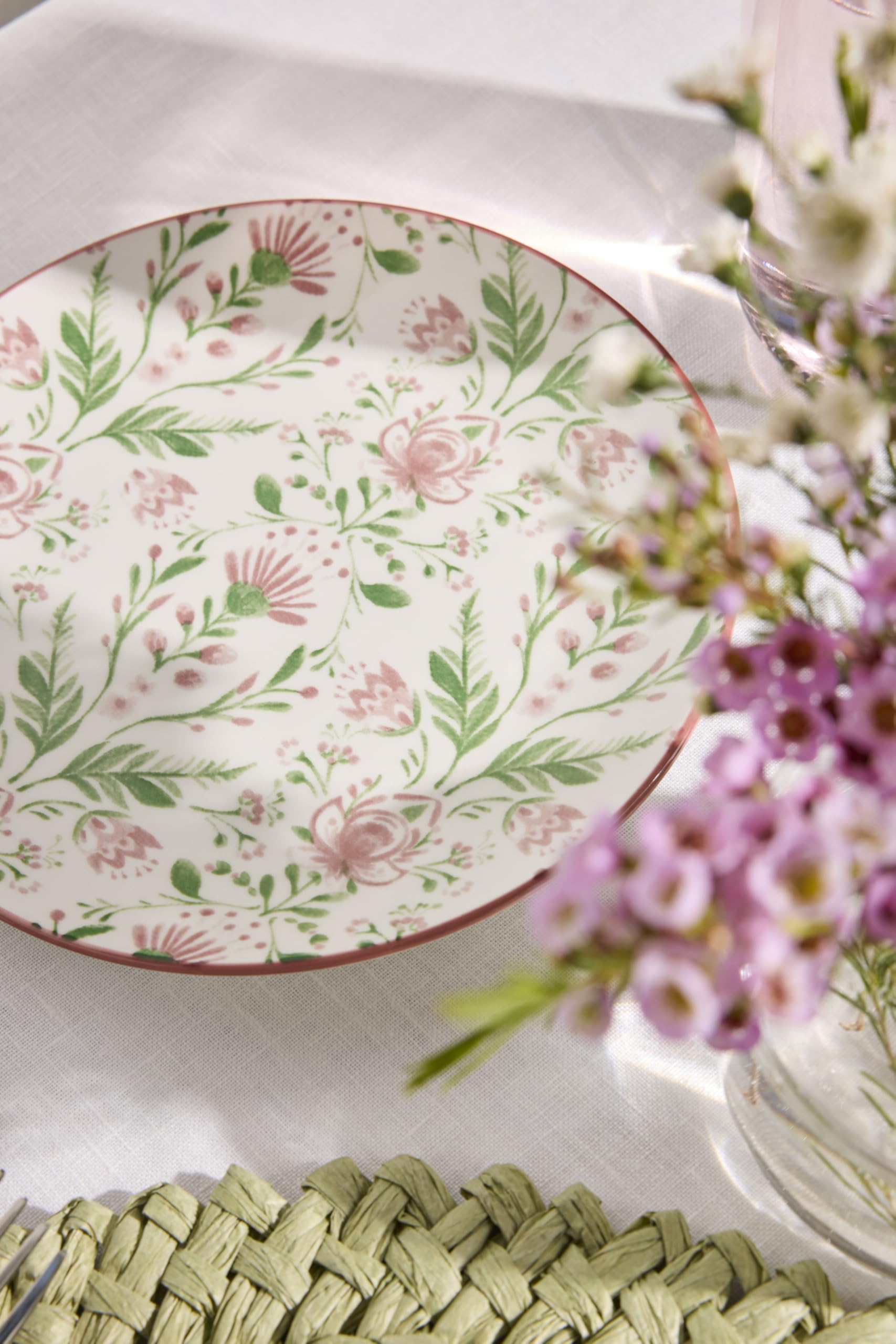 Tognana Lolita, Service de vaisselle pour 6 personnes 18 pièces, porcelaine, multicolore