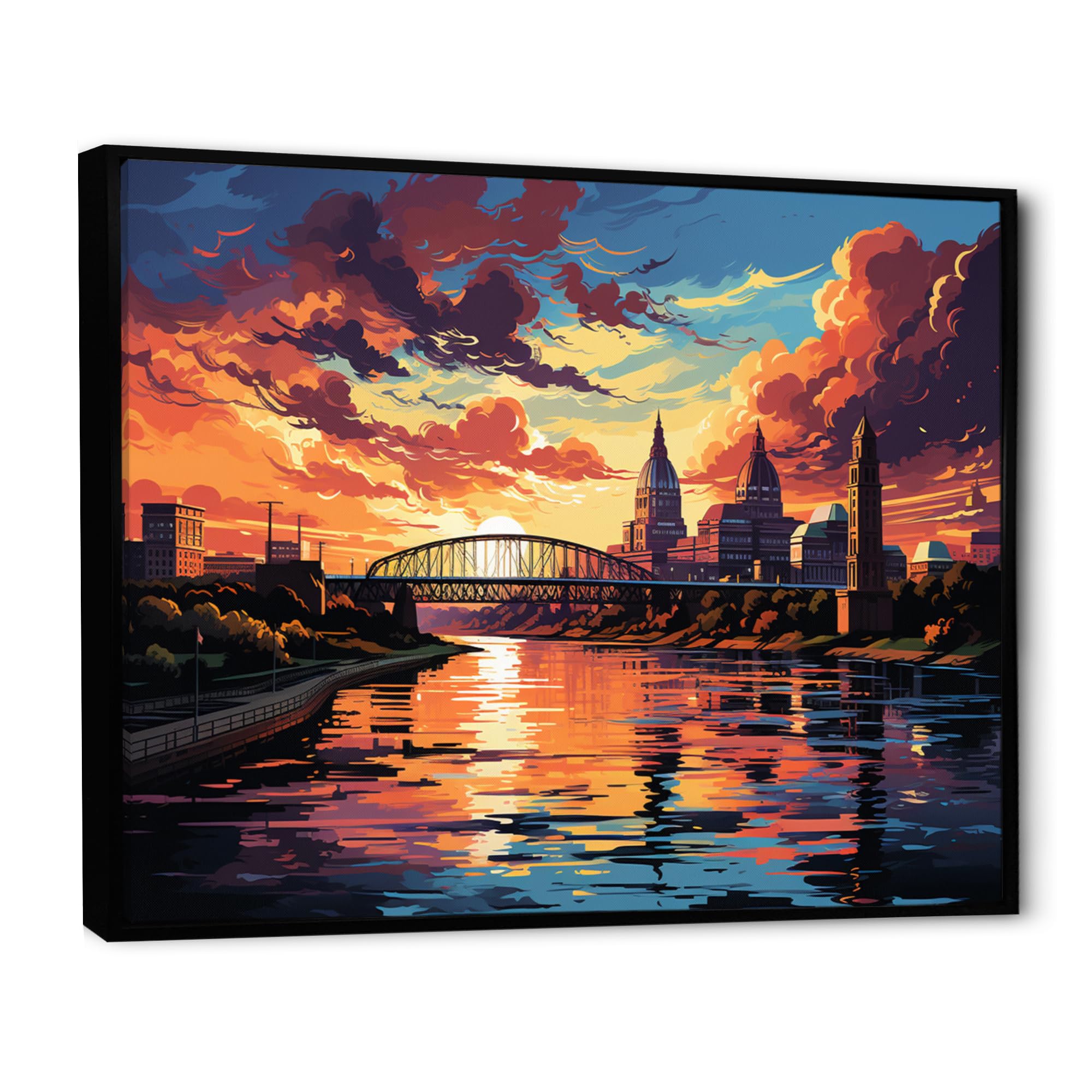 Amazon.com: St. Louis framed wall art decor, St. Louis framed wall