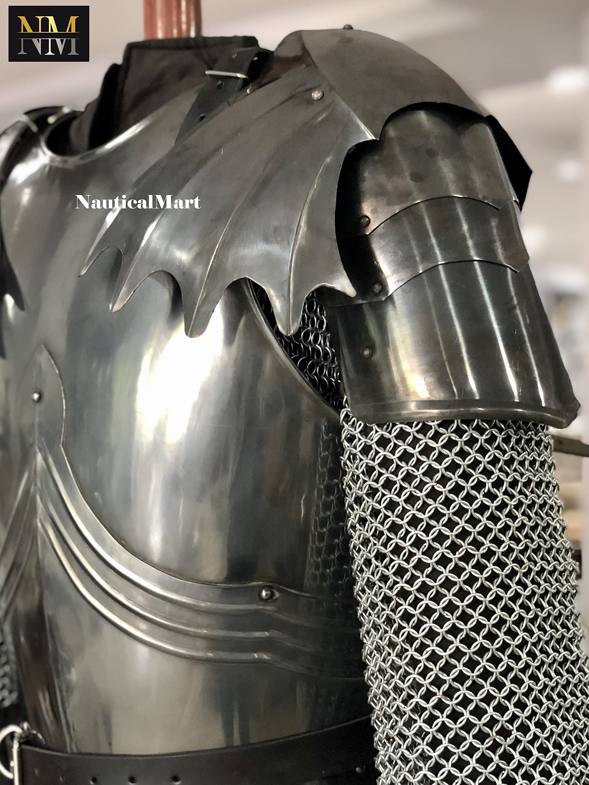NauticalMart LARP Medieval Armour Gothic Cuirass Armor Halloween Costume