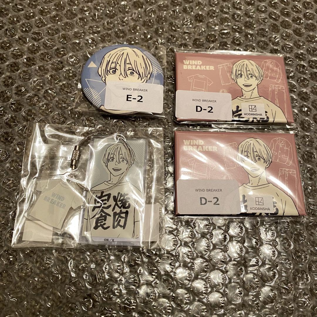 梅宮一 缶バッジ くじメイト ウェブポン ウィンブレ